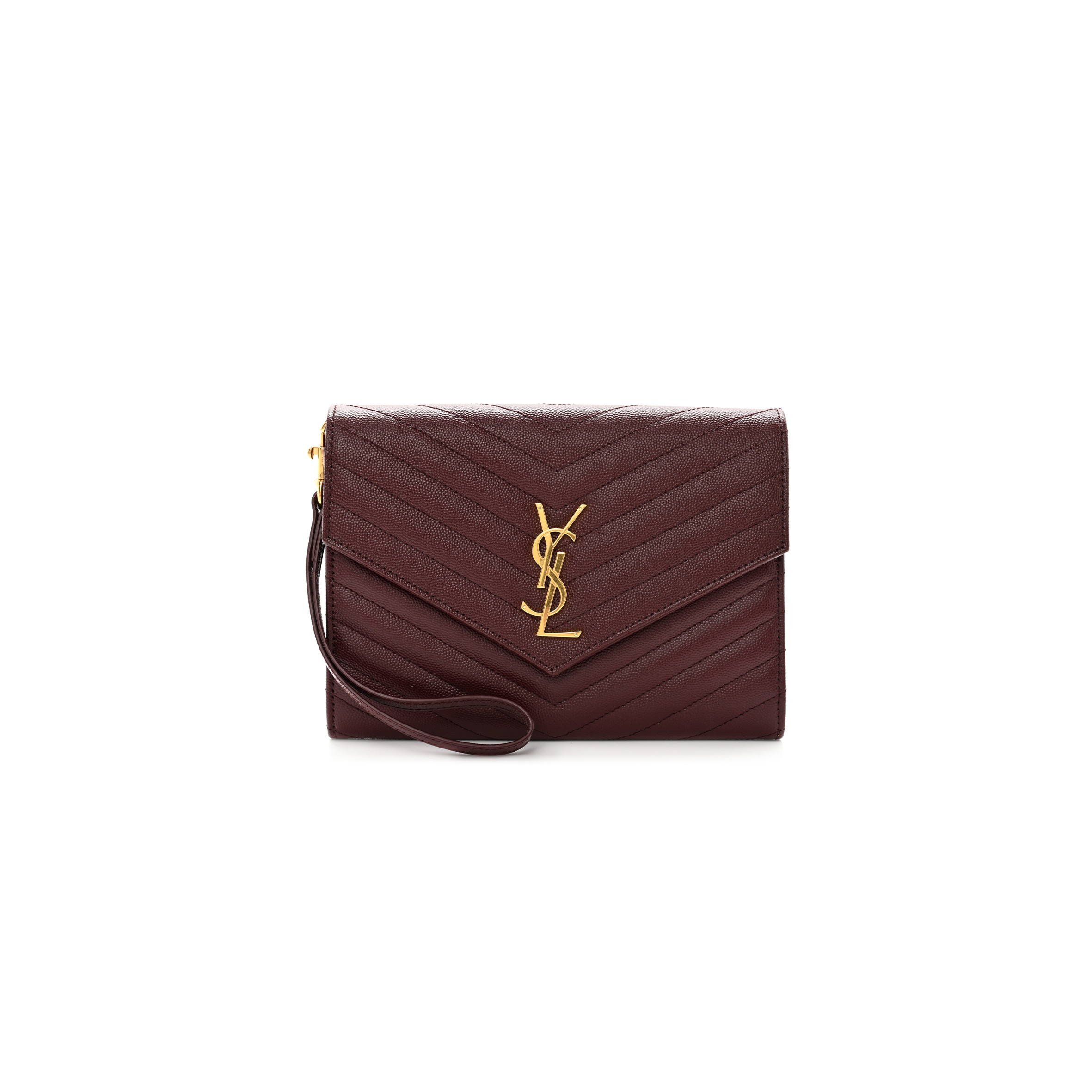 Y*L cassandre matelassÉ flap pouch in grain de poudre leather 6176621193176 (21*16*3cm)